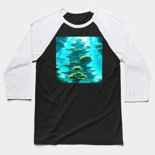 Biopunk tree tower Baseball T-Shirt